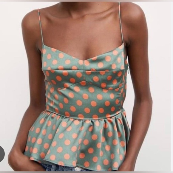 Zara Bustier Peplum Camisole - Picture 2 of 10